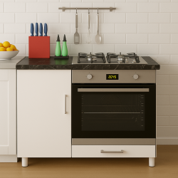 HERKÜL MERMER DESEN-BEYAZ ANKASTRE DOLABI