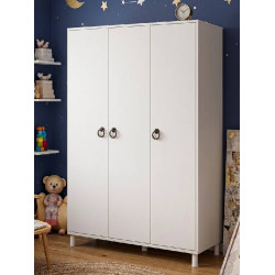 3 KAPILI, 2 ÇEKMECELİ GARDIROP, ELBİSE DOLABI, ÇOCUK ODASI DOLABI