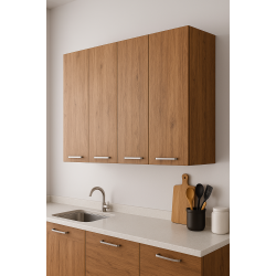 140LIK ATLAS ÇAM ÜST MODÜL, MUTFAK DOLABI, ÇOK AMAÇLI DOLAP, KİLER DOLABI