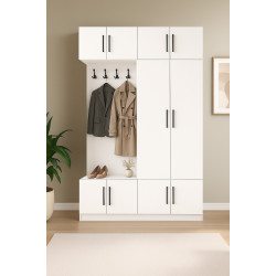 SİNEM PORTMANTO Kapaklı, Raflı, Askılı Vestiyer